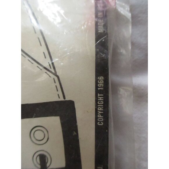 Vintage 1960's Belt Kit Hiphug Hiphugger E-Z Sewing Vinyl White True Mod Garage - Picture 3 of 6